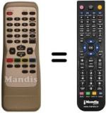 Télécommande équivalente REMCON1065