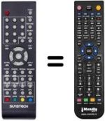Télécommande équivalente Sunstech TL-1501D