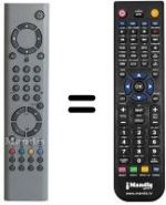 Télécommande équivalente Techwood RC1546