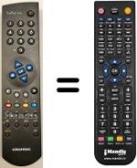 Télécommande équivalente Grundig ST84-899 DOLBY