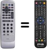 Télécommande équivalente RCT30100UNB