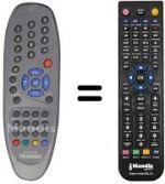 Replacement remote control Hifivox CT-893