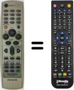 Replacement remote control Aiwa HV-FX7700