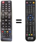 Télécommande équivalente Samsung REMCON088