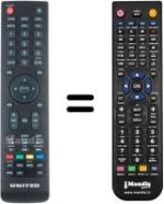 Télécommande équivalente United LED32SK30