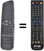 Télécommande équivalente Panasonic VEQ2041