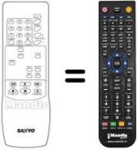 Télécommande équivalente REMCON424