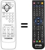 Télécommande équivalente REMCON322