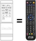 Télécommande équivalente REMCON978