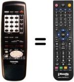 Replacement remote control Toshiba V728W
