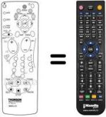 Télécommande équivalente REMCON334