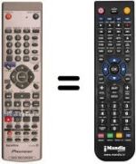 Télécommande équivalente REMCON1168