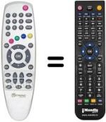 Replacement remote control Metronic 060508E