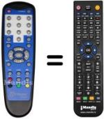 Replacement remote control Metronic ZAP BOX TWIN3