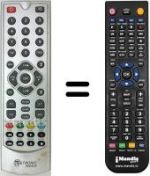 Replacement remote control Metronic 060535