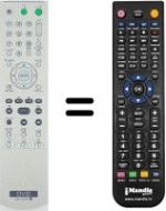 Télécommande équivalente Sony DVP-NS29