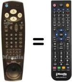 Replacement remote control LG 2380P