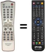 Télécommande équivalente Marantz DV7010