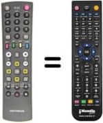 Replacement remote control Kathrein UFC762SW