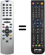 Télécommande équivalente Matsui DTR2
