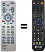 Replacement remote control Thomson DTI2305-SAT-DTT