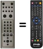 Télécommande équivalente Medion MD5370