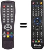 Télécommande équivalente Sunstech DT-1113