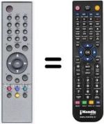 Télécommande équivalente Seg DTR602II