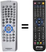Télécommande équivalente TELE PILOT 87D