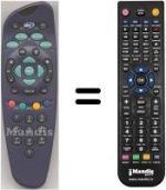 Replacement remote control RC1600 / 00