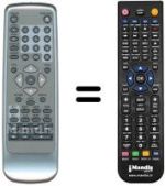 Télécommande équivalente Seg DVD333