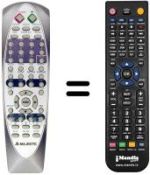 Télécommande équivalente AUDIOLA DVX 2013