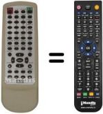 Replacement remote control Medion MD42072