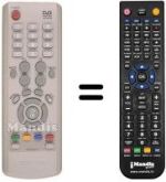 Télécommande équivalente Samsung MF59-00242B