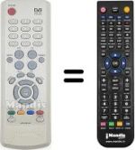Télécommande équivalente Samsung DSB-A200C