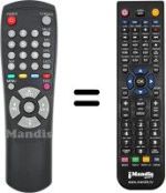 Télécommande équivalente Samsung DSR9500CI