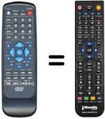 Télécommande équivalente Sansui DB-X21000