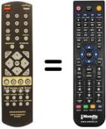 Télécommande équivalente RC4300DV
