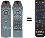Replacement remote control Seg LASVEGAS