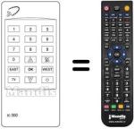 Télécommande équivalente RC300