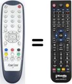 Replacement remote control Fonestar RDT710