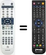 Télécommande équivalente REMCON1080