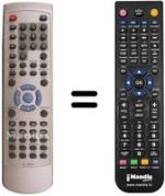 Télécommande équivalente Medion MD42183