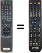 Télécommande équivalente Sony DVP-LS500