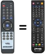 Télécommande équivalente MAESTRO REMCON1143