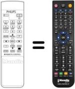 Télécommande équivalente Philips STU802