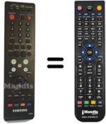 Télécommande équivalente Samsung MF59-00286A