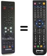 Télécommande équivalente Samsung MF59-00287A
