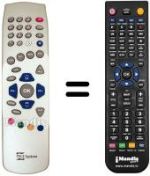 Replacement remote control Telesystem TS4.1F