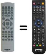 Télécommande équivalente Thomson DTH255E